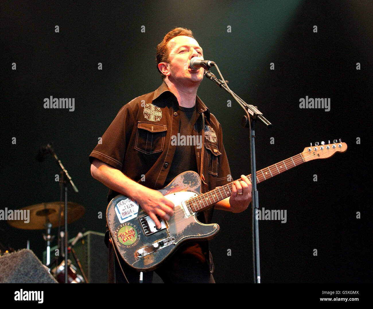 Fleadh Festival - Strummer Stockfoto