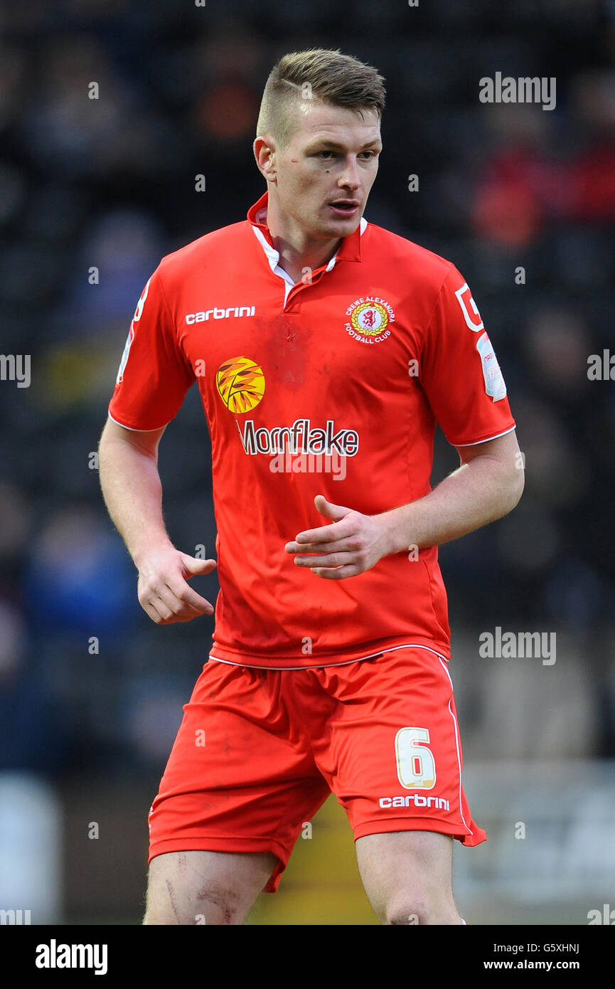 Fußball - npower Football League One - Notts County / Crewe Alexandra - Meadow Lane. Adam Dugdale, Crewe Alexandra Stockfoto