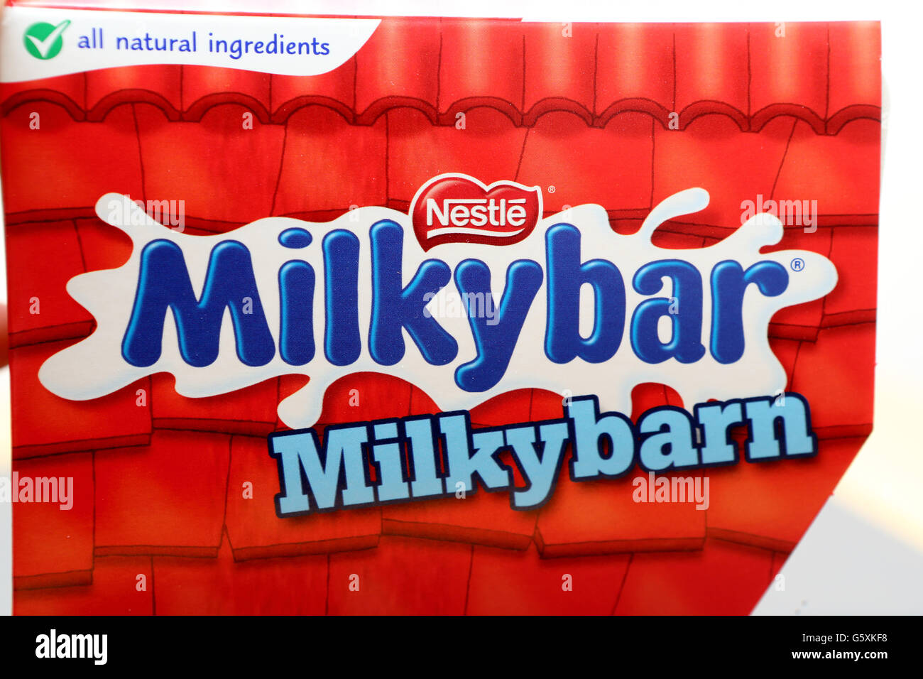 Ein allgemeines Bild von Nestle Milkybar Osterei Stockfoto