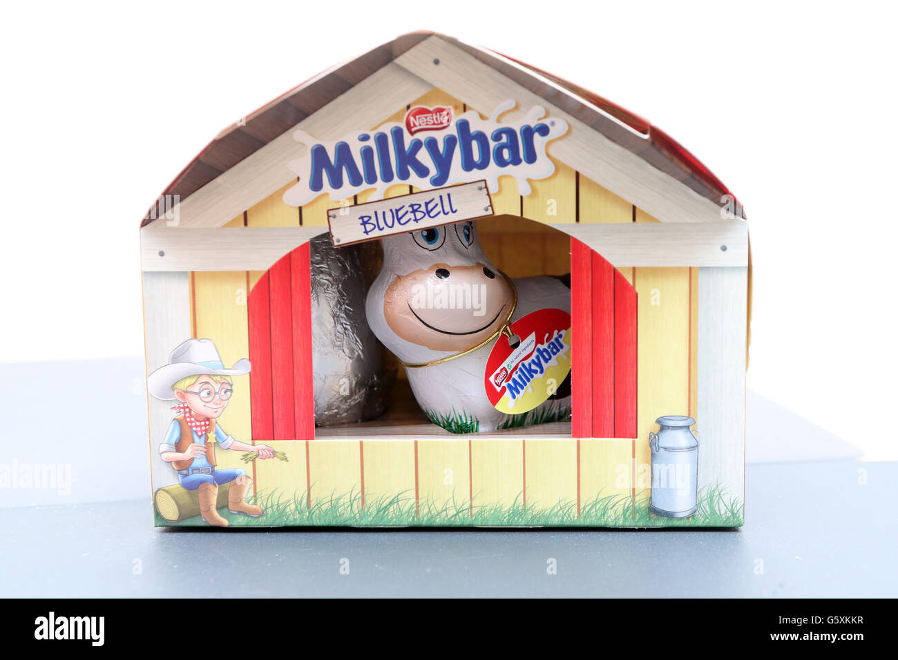Nestle Stock. Ein allgemeines Bild von Nestle Milkybar Osterei Stockfoto