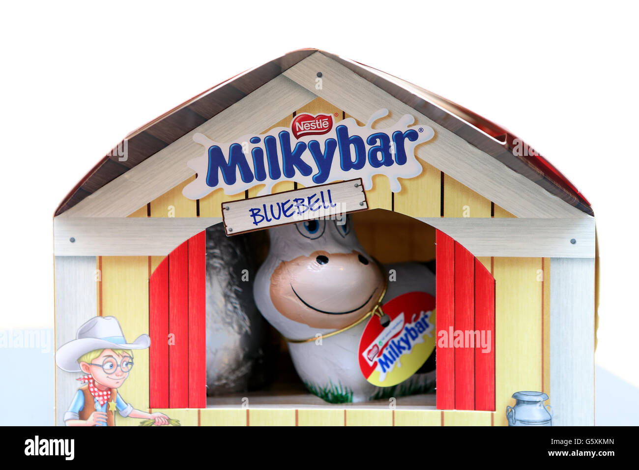 Ein allgemeines Bild von Nestle Milkybar Osterei Stockfoto