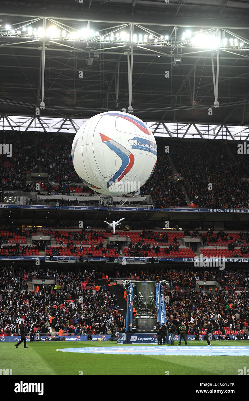 Fußball - Capital One Cup - Finale - Bradford City V Swansea City - Wembley-Stadion Stockfoto