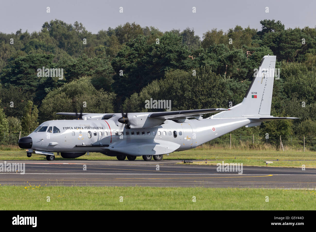CASA C-295MPA Maritime Patrol Aircraft (serielle 16708) aus der portugiesischen Luftwaffe (Força Aérea Portuguesa) Stockfoto