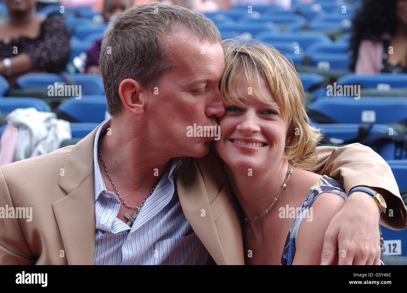 pix Frank Skinner Son https www alamy de stockfoto safeway picknick 2002 frank skinner freundin annette 106931508 html