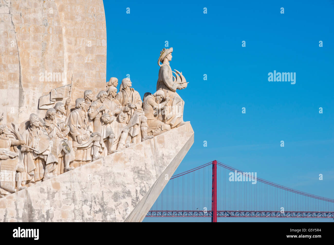 Padrão Dos Descobrimentos (Denkmal der Entdeckungen), Belem, Lissabon, Portugal Stockfoto