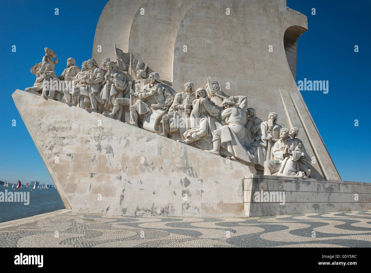 Padrão Dos Descobrimentos (Denkmal der Entdeckungen), Belem, Lissabon, Portugal Stockfoto