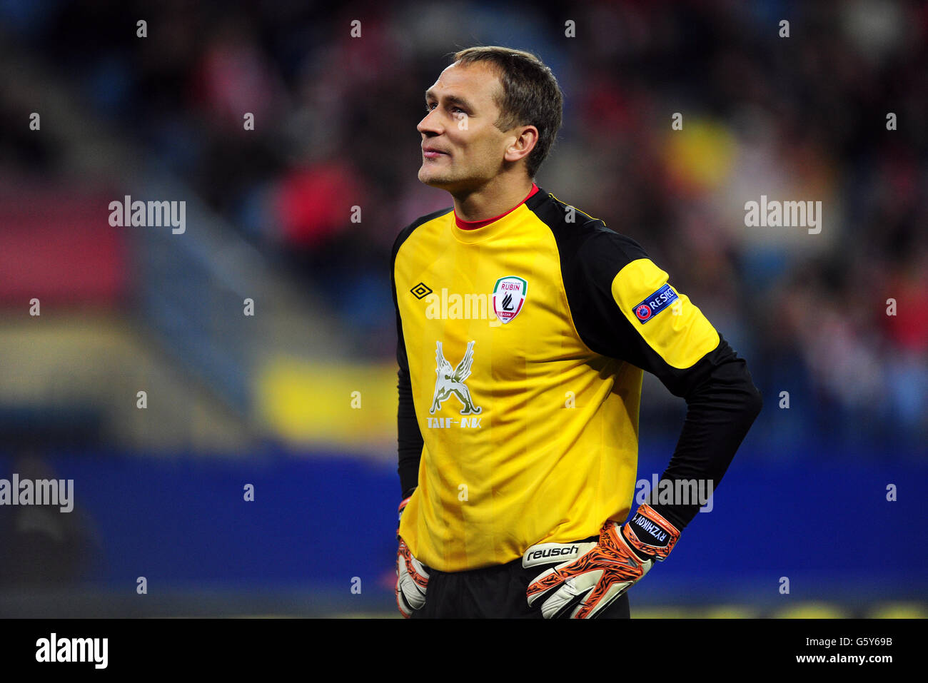 Fußball - UEFA Europa League - Runde der 32 - Hinspiel - Atletico Madrid V Rubin Kazan - Estadio Vicente Calderon Stockfoto