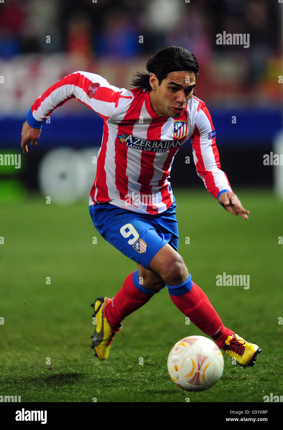 Fußball - UEFA Europa League - Runde der 32 - Hinspiel - Atletico Madrid V Rubin Kazan - Estadio Vicente Calderon Stockfoto