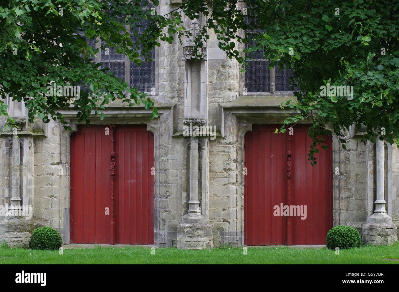 Brugge-Türen Stockfoto