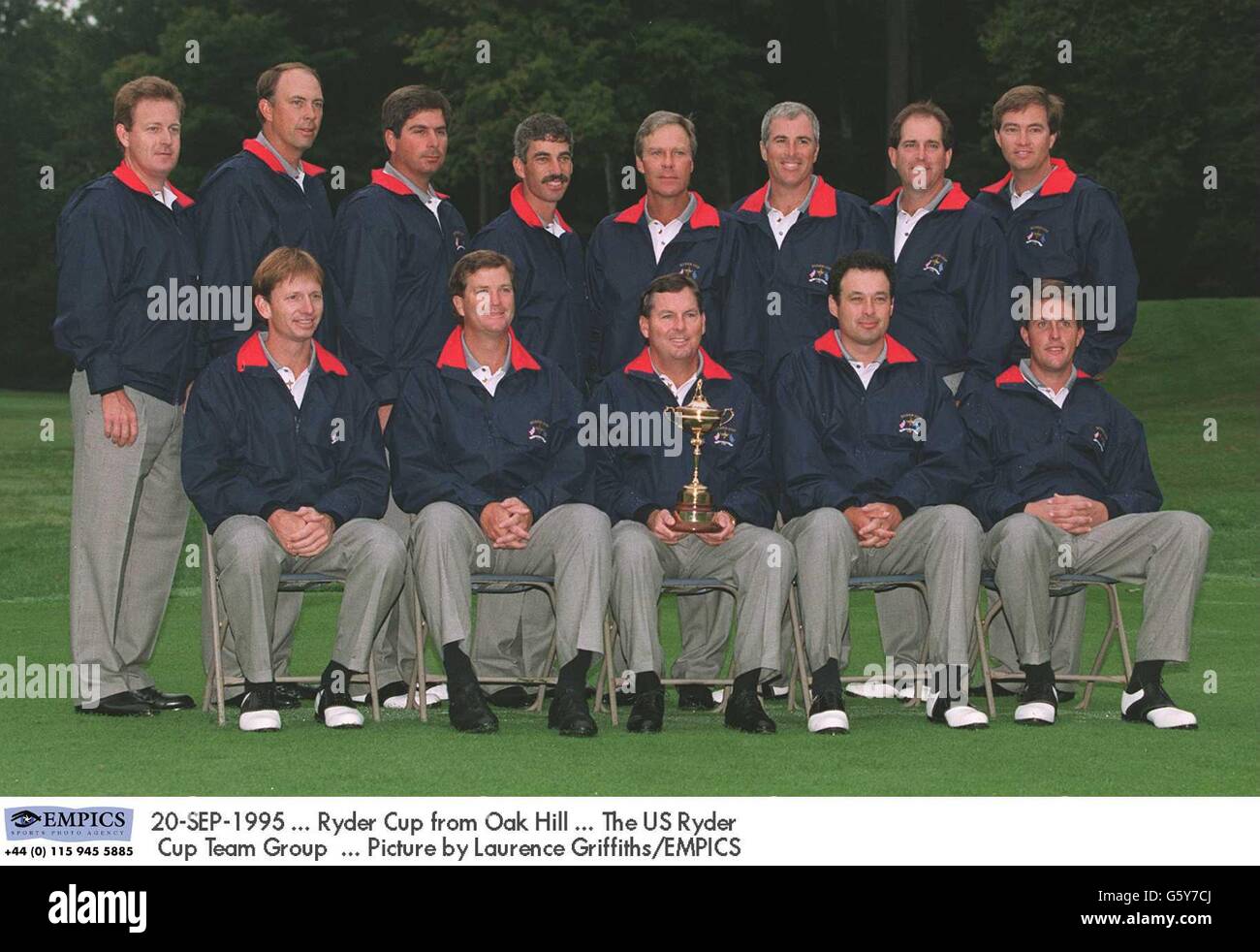 20-SEP-1995 ... Ryder Cup von Oak Hill ... Die US Ryder Cup Team Group ... Bild von Laurence Griffiths/EMPICS Stockfoto