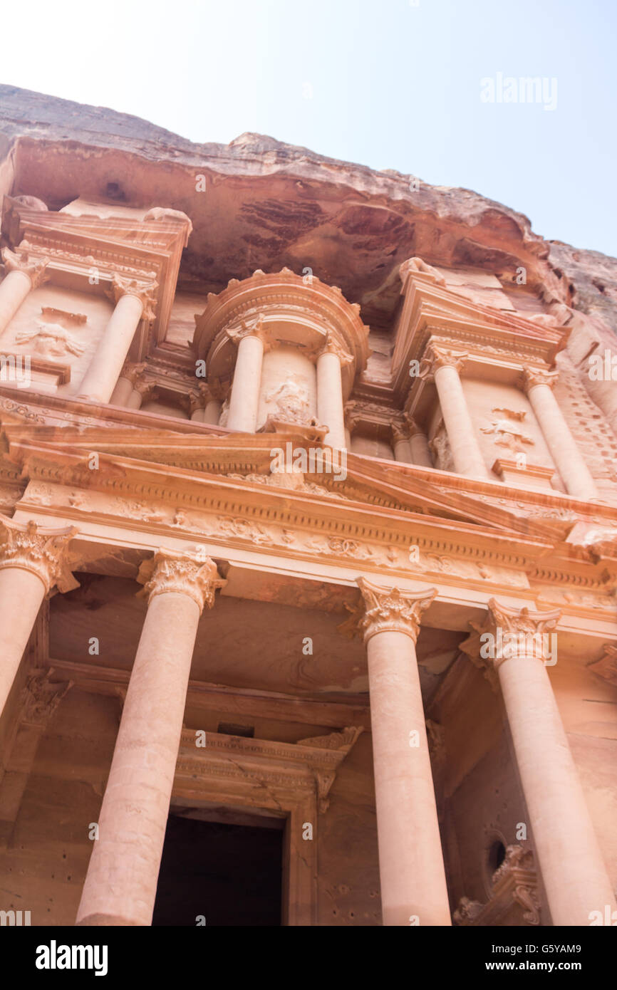 Das Finanzministerium in Petra Jordan Stockfoto