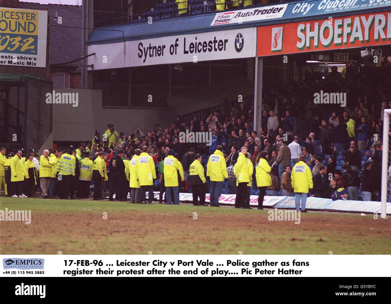 Fußball - Leicester City V Port Vale Stockfoto