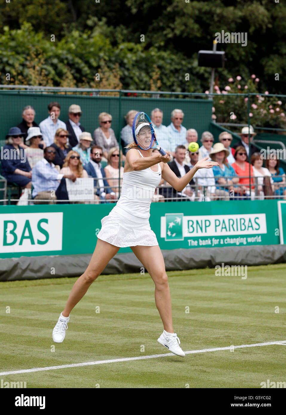 Maria Sharapova Eine Russische Profi Tennisspielerin Spielen In Einem Private Member Club In London Stockfotografie Alamy