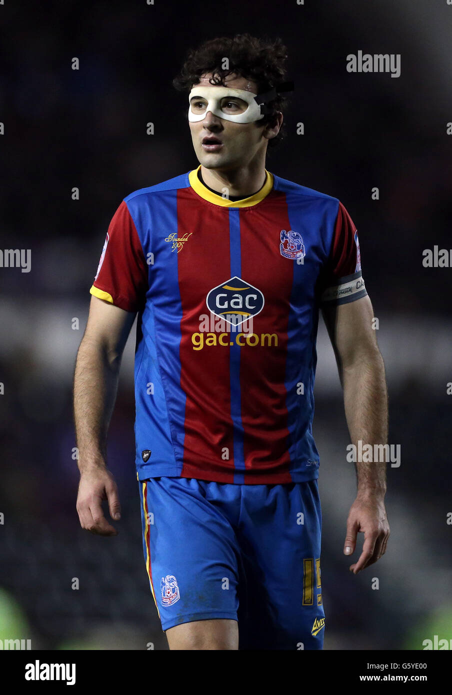 Fußball - npower Football League Championship - Derby County / Crystal Palace - Pride Park. Mile Jedinak, Crystal Palace Stockfoto