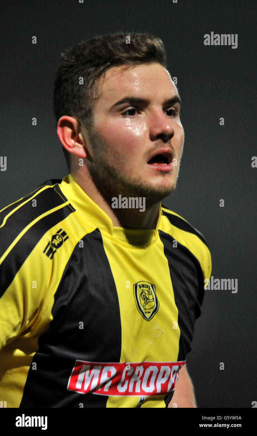 Fußball - npower Football League Two - Burton Albion gegen Morcambe - Pirelli Stadium. Alex MacDonald, Burton Albion Stockfoto