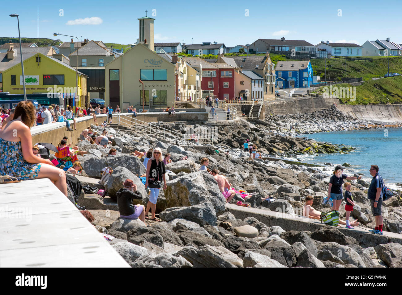 Lahinch, Co. Clare, Irland Stockfoto