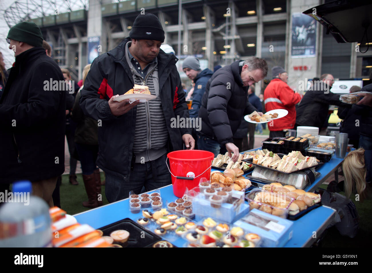 Rugby-Union - RBS 6 Nations Championship 2013 - England / Frankreich - Twickenham Stockfoto