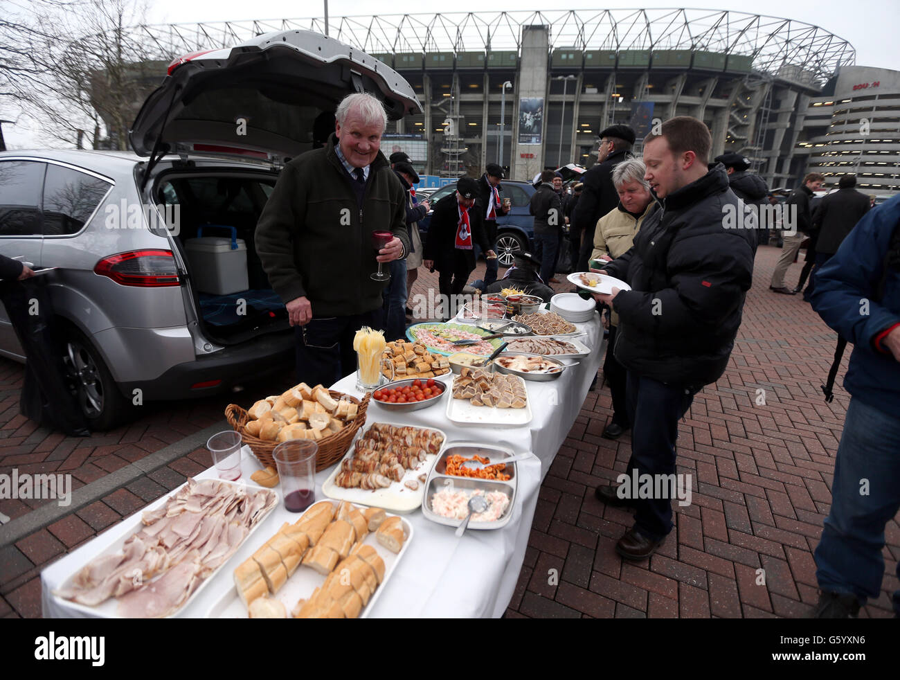 Rugby-Union - RBS 6 Nations Championship 2013 - England / Frankreich - Twickenham Stockfoto
