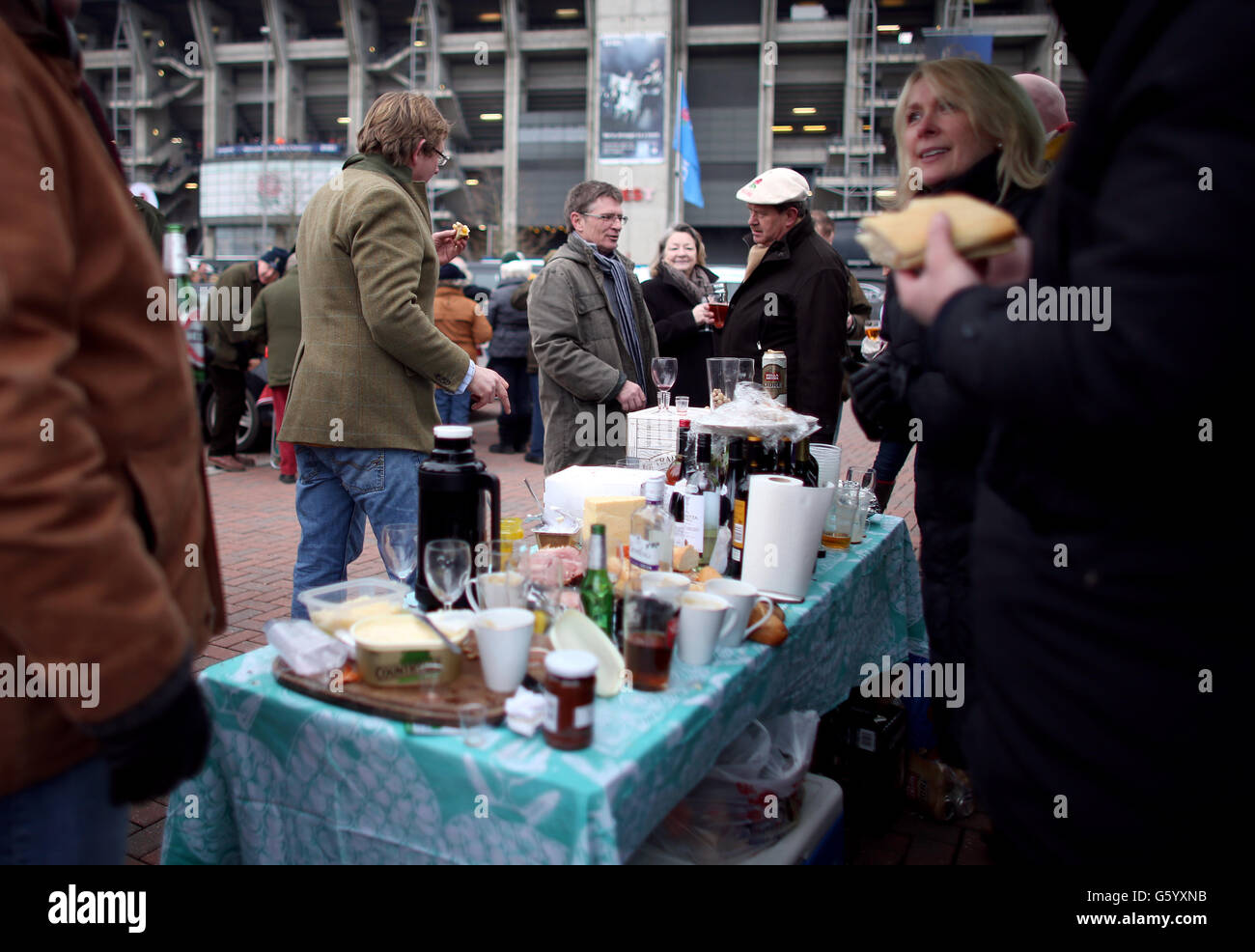 Rugby-Union - RBS 6 Nations Championship 2013 - England / Frankreich - Twickenham Stockfoto