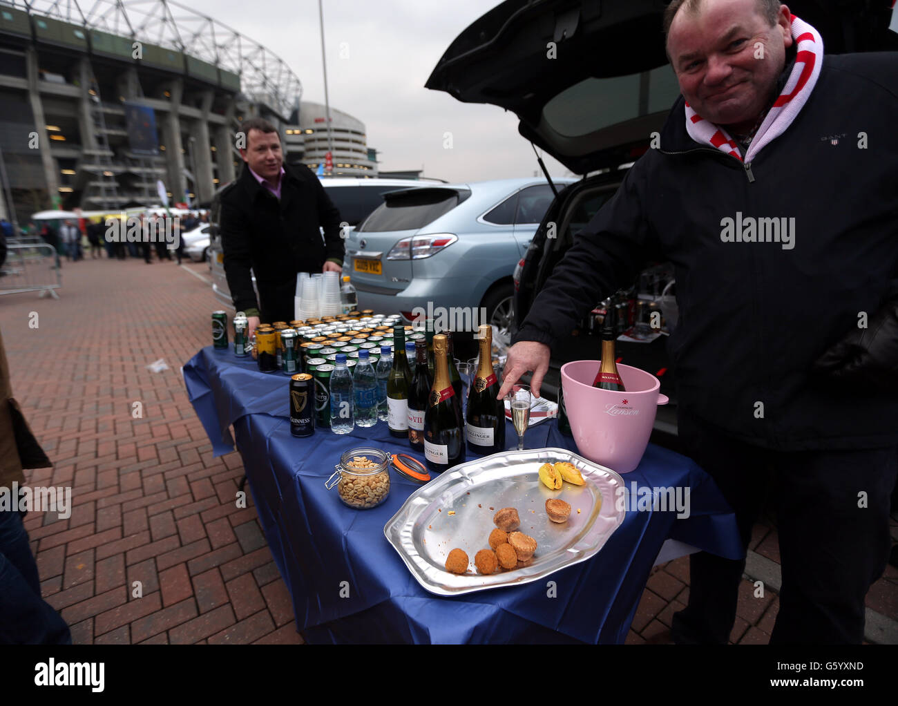 Rugby-Union - RBS 6 Nations Championship 2013 - England / Frankreich - Twickenham Stockfoto