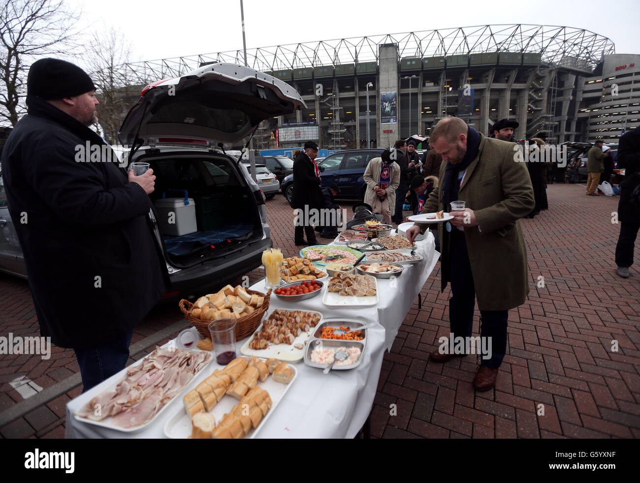 Rugby-Union - RBS 6 Nations Championship 2013 - England / Frankreich - Twickenham Stockfoto
