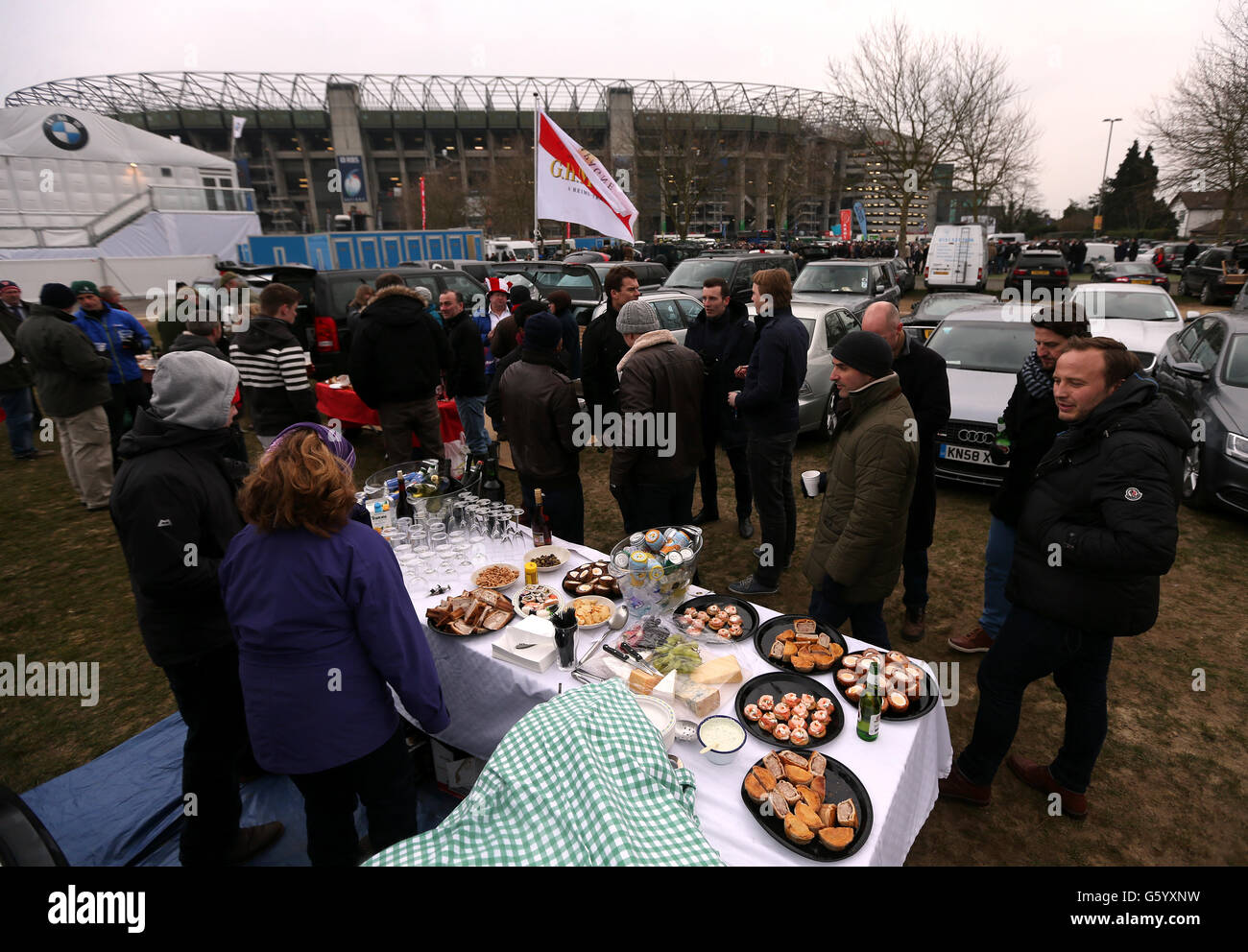 Rugby-Union - RBS 6 Nations Championship 2013 - England / Frankreich - Twickenham Stockfoto