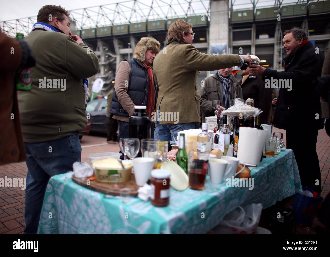 Rugby-Union - RBS 6 Nations Championship 2013 - England / Frankreich - Twickenham Stockfoto