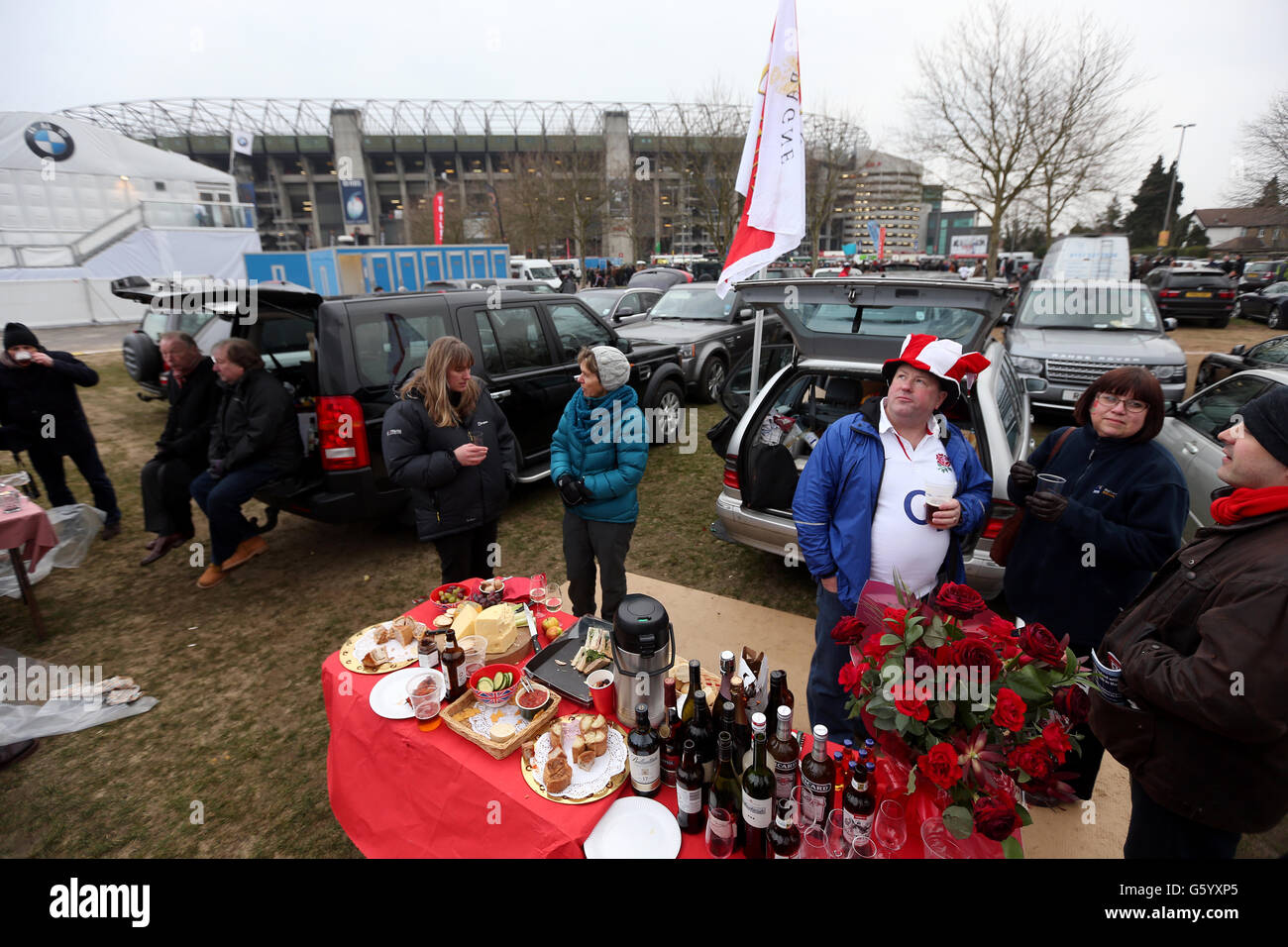 Rugby-Union - RBS 6 Nations Championship 2013 - England / Frankreich - Twickenham Stockfoto