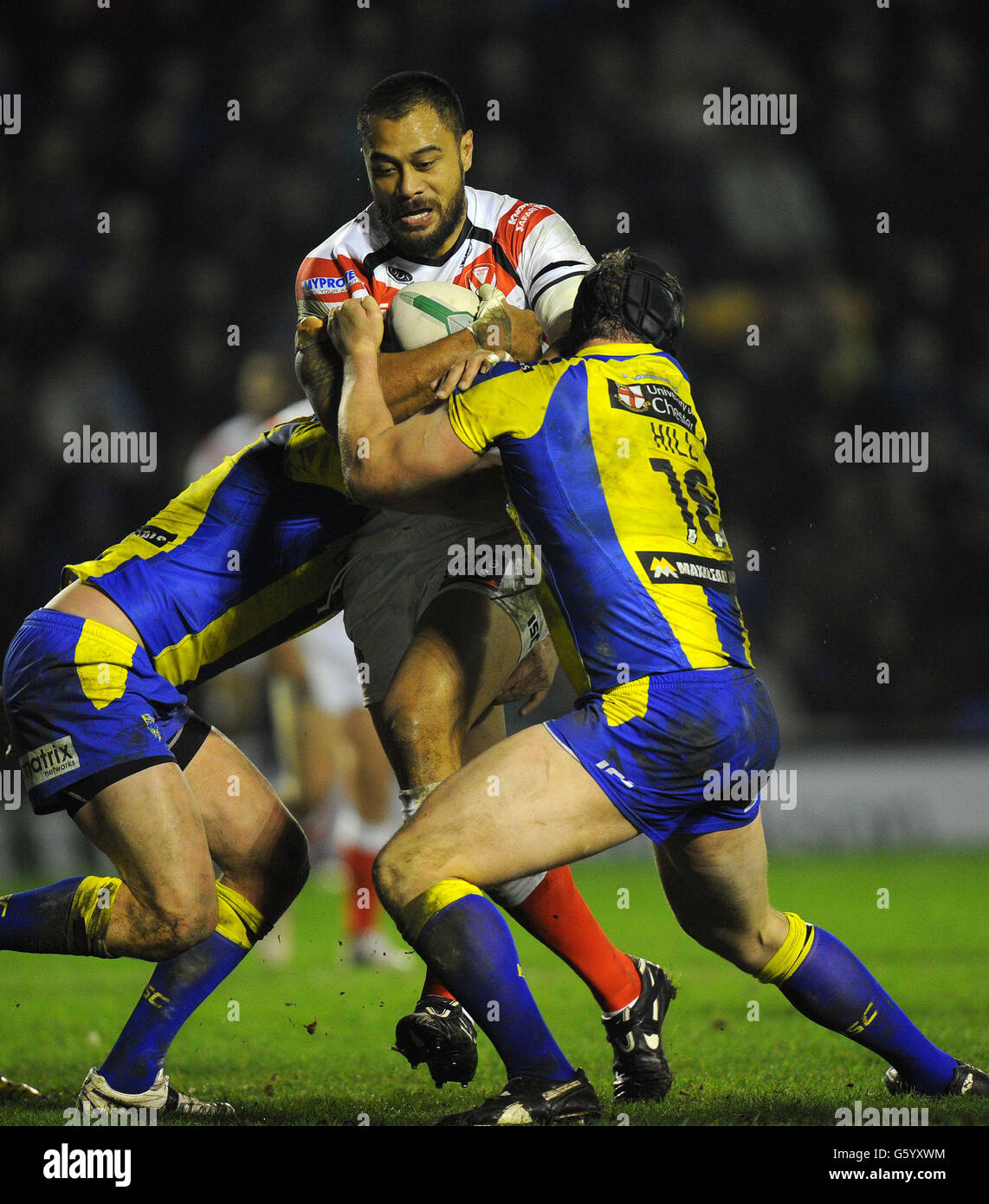Rugby League - Stobart Super League - Warrington Wolves V St Helens - Halliwell Jones Stadium Stockfoto