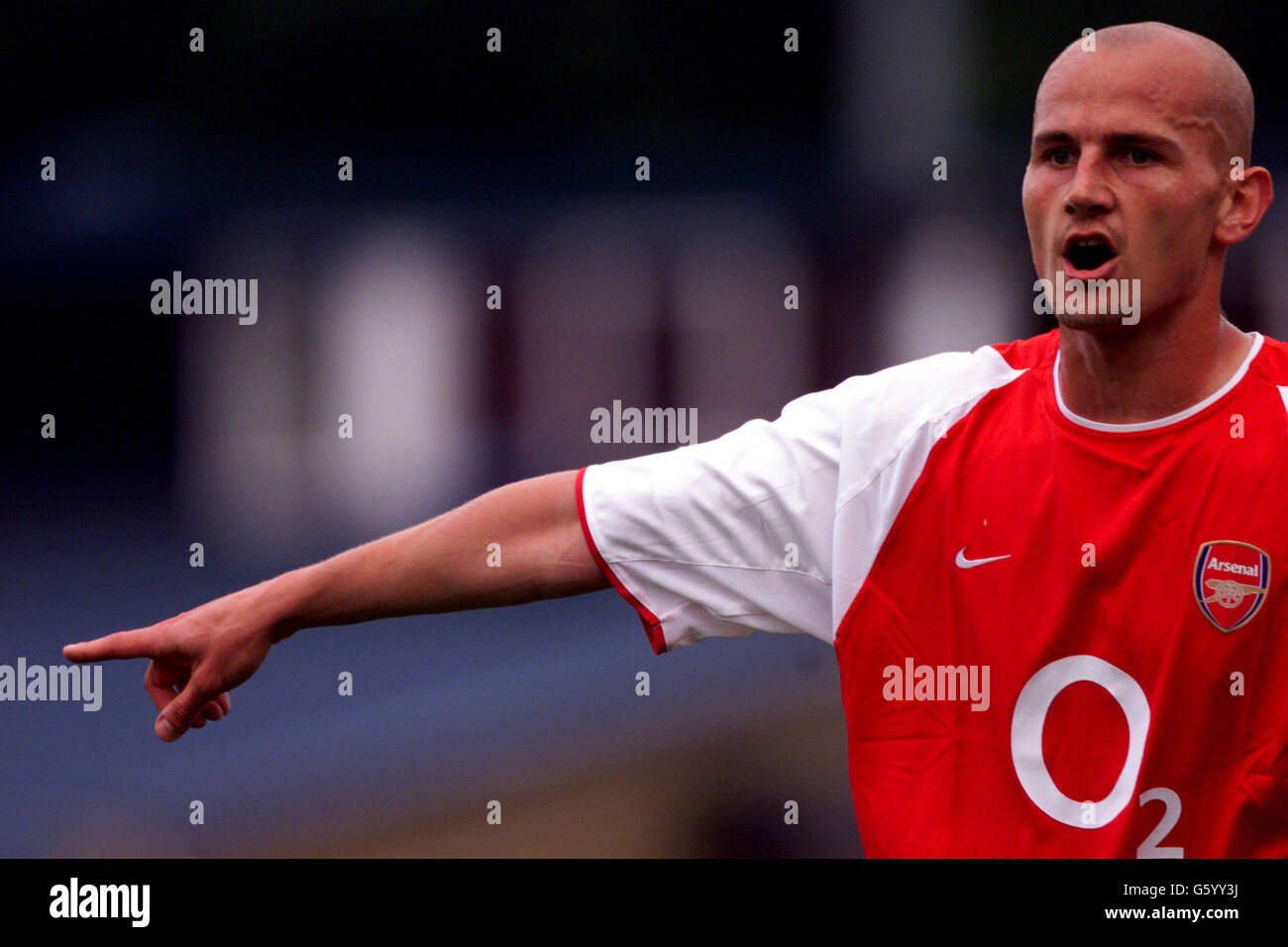 Stevenage V Arsenal - Pascal Cygan Stockfoto Stevenage V Arsenal - Pascal Cygan Stockfoto