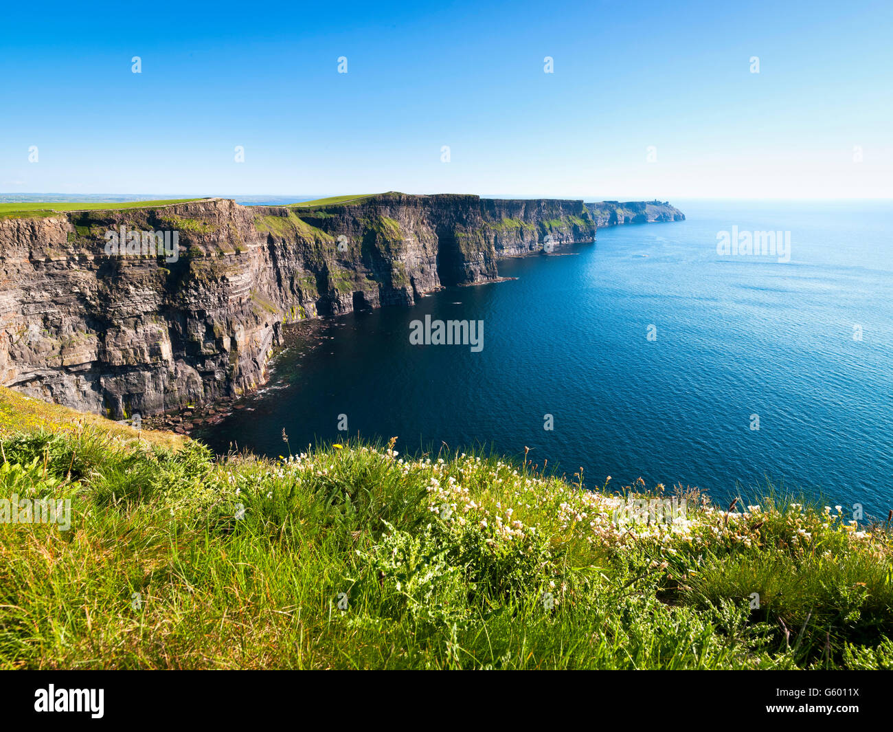 Klippen von Moher Clare Irland Wild Atlantic Way Stockfoto