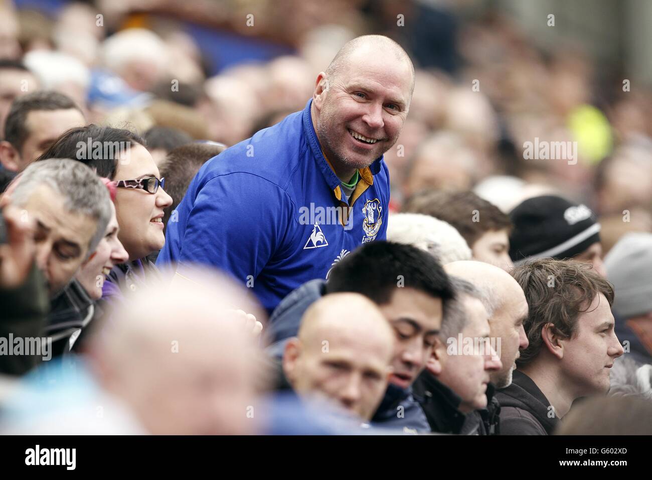 Fußball - Barclays Premier League - Everton gegen Manchester City - Goodison Park Stockfoto