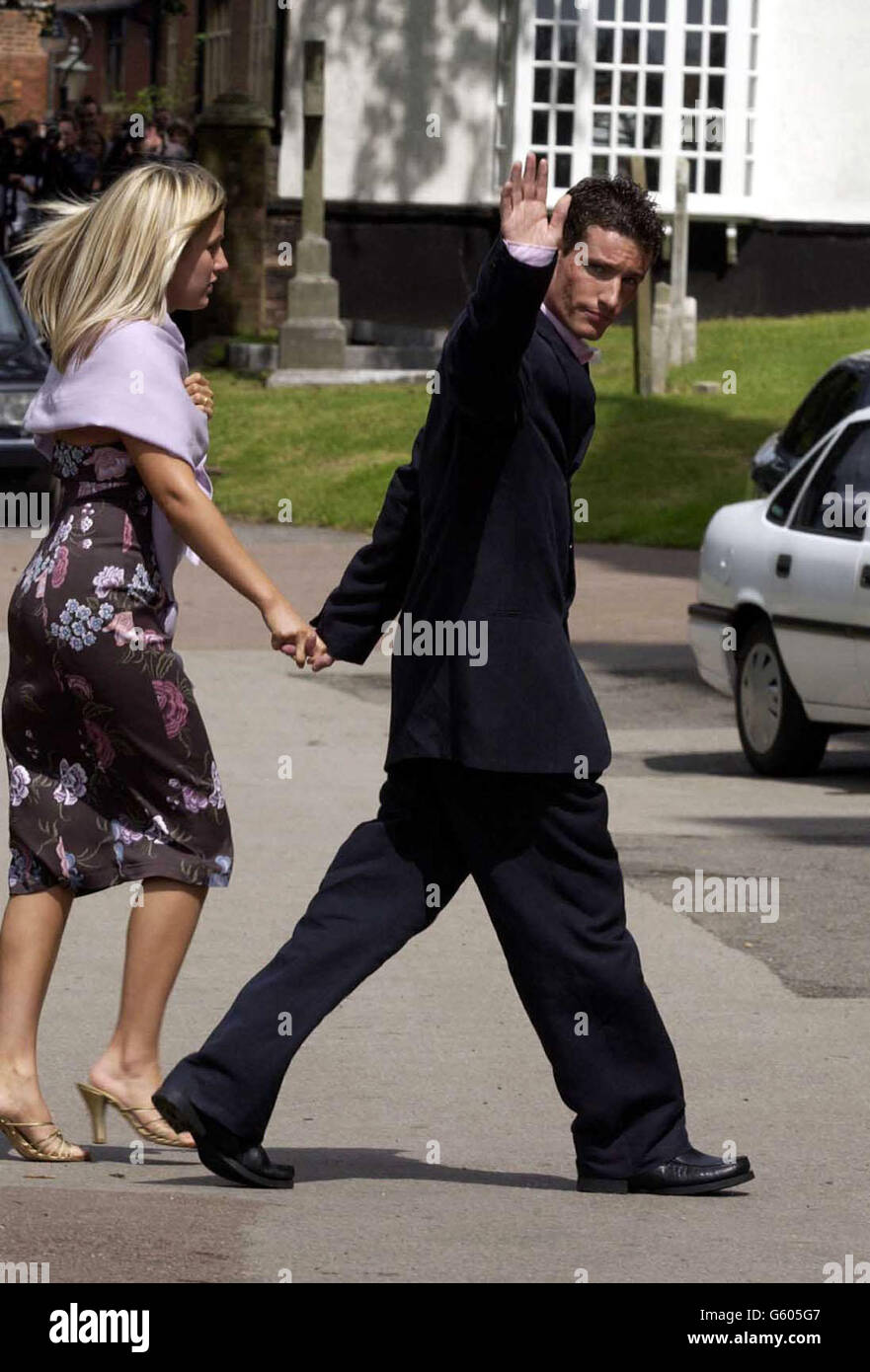 Dean Gaffney Ryder Hochzeit Stockfoto