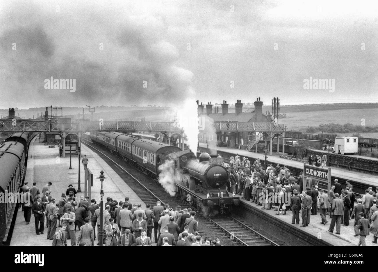 Einer der denkwürdigsten Railtours die H.B.P fand am 24. August 1952. Stockfoto