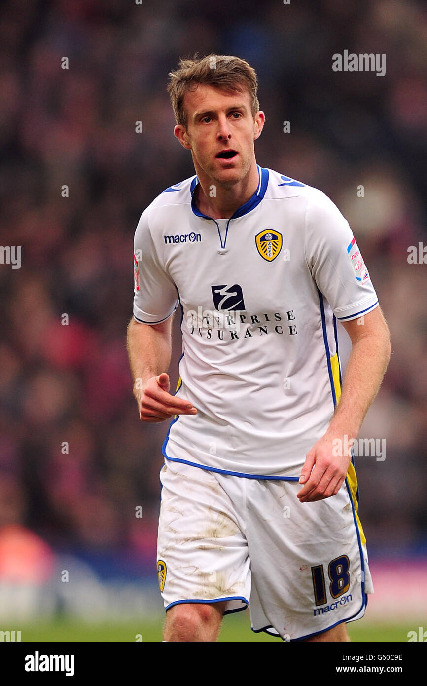 Fußball - npower Football League Championship - Crystal Palace gegen Leeds United - Selhurst Park. Michael Tonge, Leeds United Stockfoto