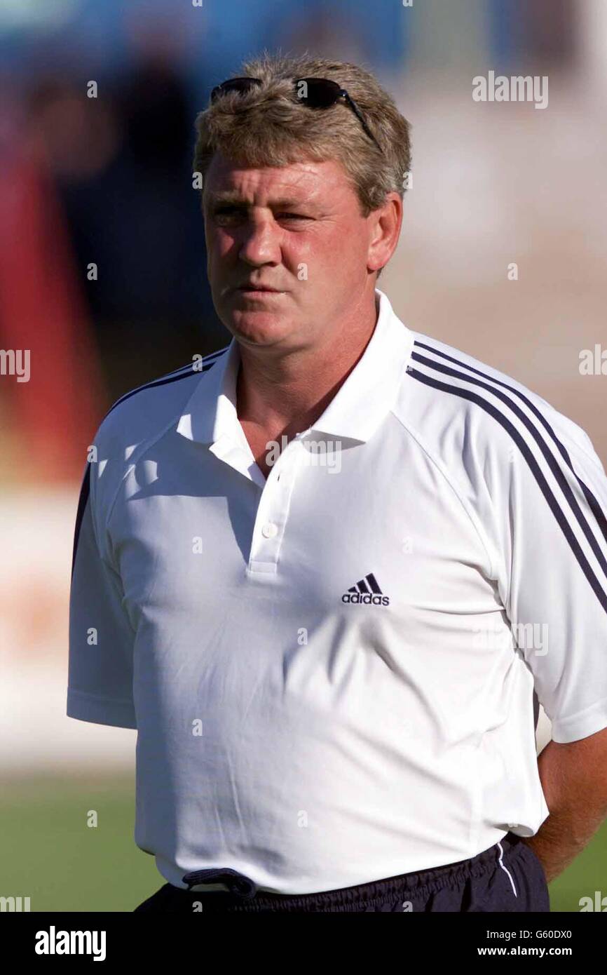 Steve Bruce Birmingham City. Steve Bruce, Manager des Fußballclubs Birmingham City. Stockfoto