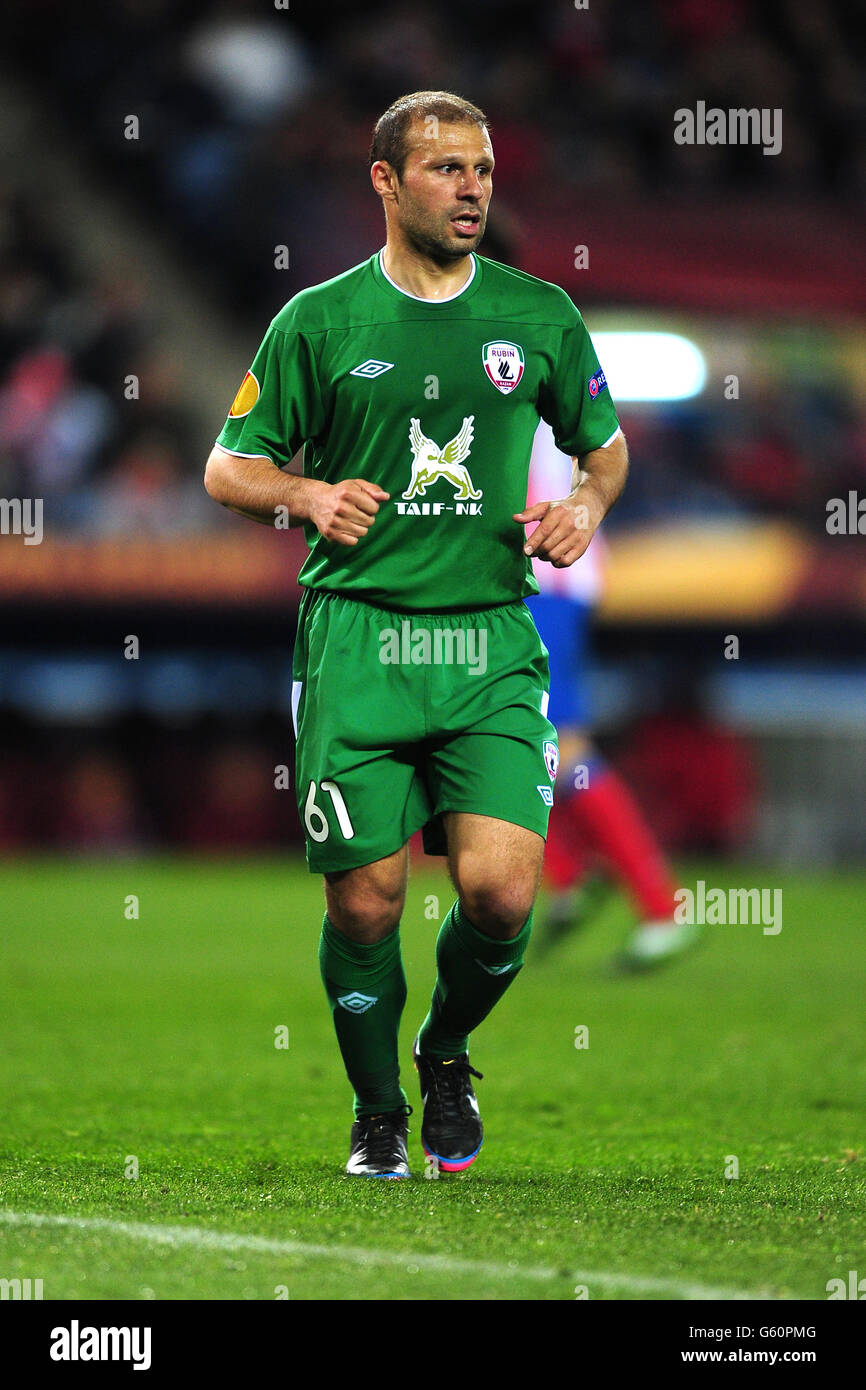 Fußball - UEFA Europa League - Runde der 32 - Hinspiel - Atletico Madrid V Rubin Kazan - Estadio Vicente Calderon Stockfoto