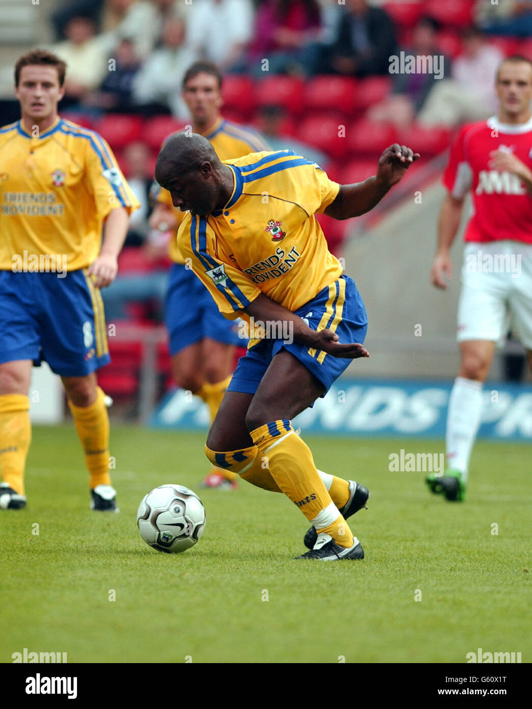 Southampton's Paul Williams in Aktion während des Vorsaison Freundschaftsspiels zwischen Southampton und FC Utrecht im St Mary's Stadium, Southampton. Stockfoto