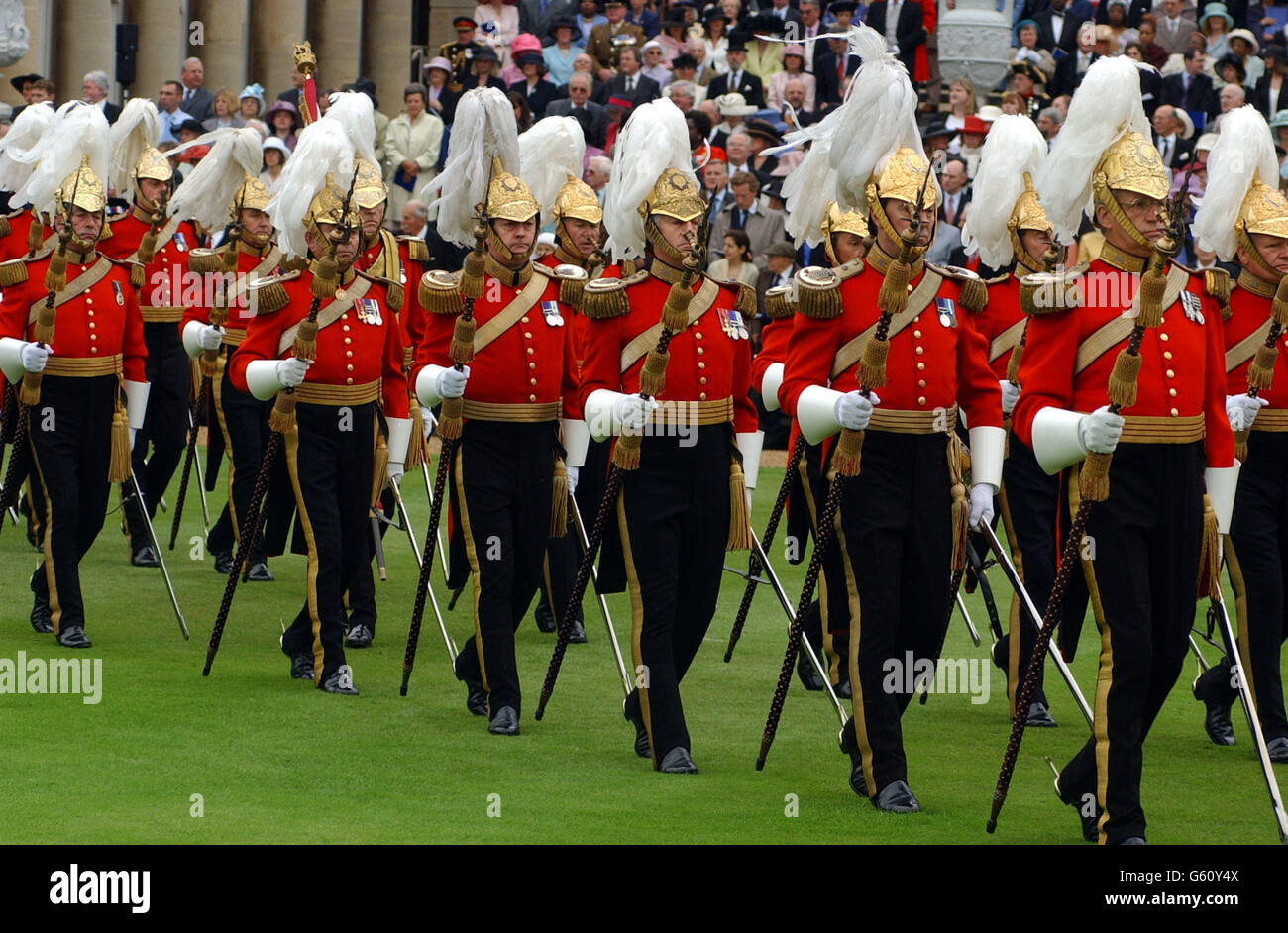 Die Leibwache Ihrer Majestät des ehrenwerten Korps der Herren am Arm