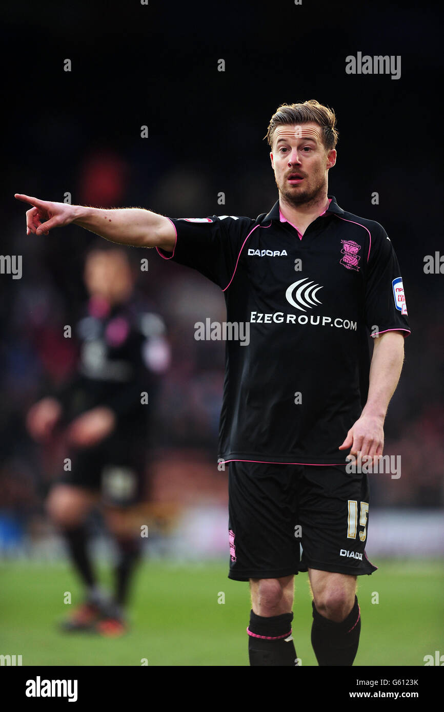 Fußball - npower Football League Championship - Crystal Palace gegen Birmingham City - Selhurst Park. Wade Elliott, Birmingham City. Stockfoto