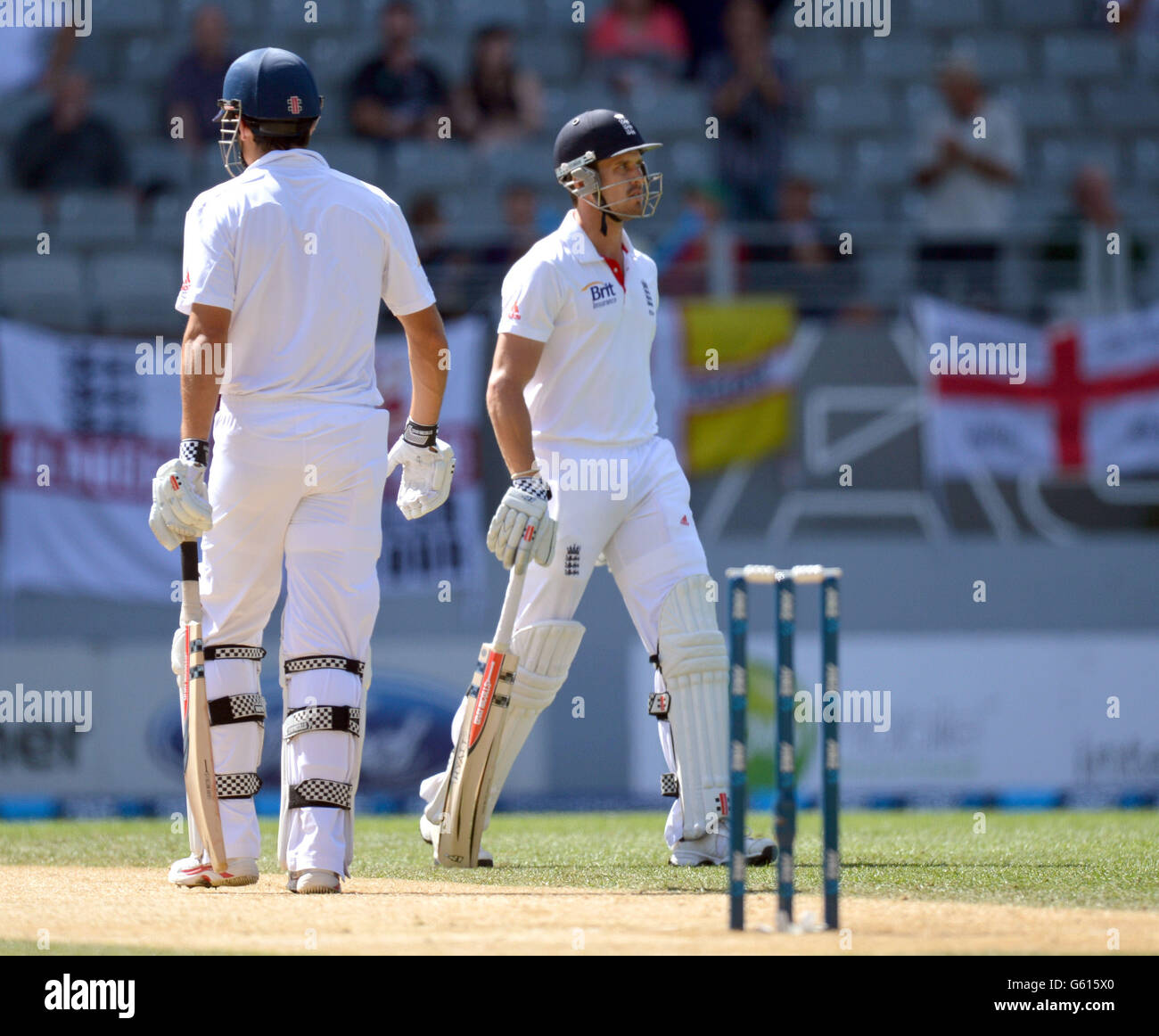 Cricket - dritten Test - New Zealand V England - Tag vier - Eden Park Stockfoto