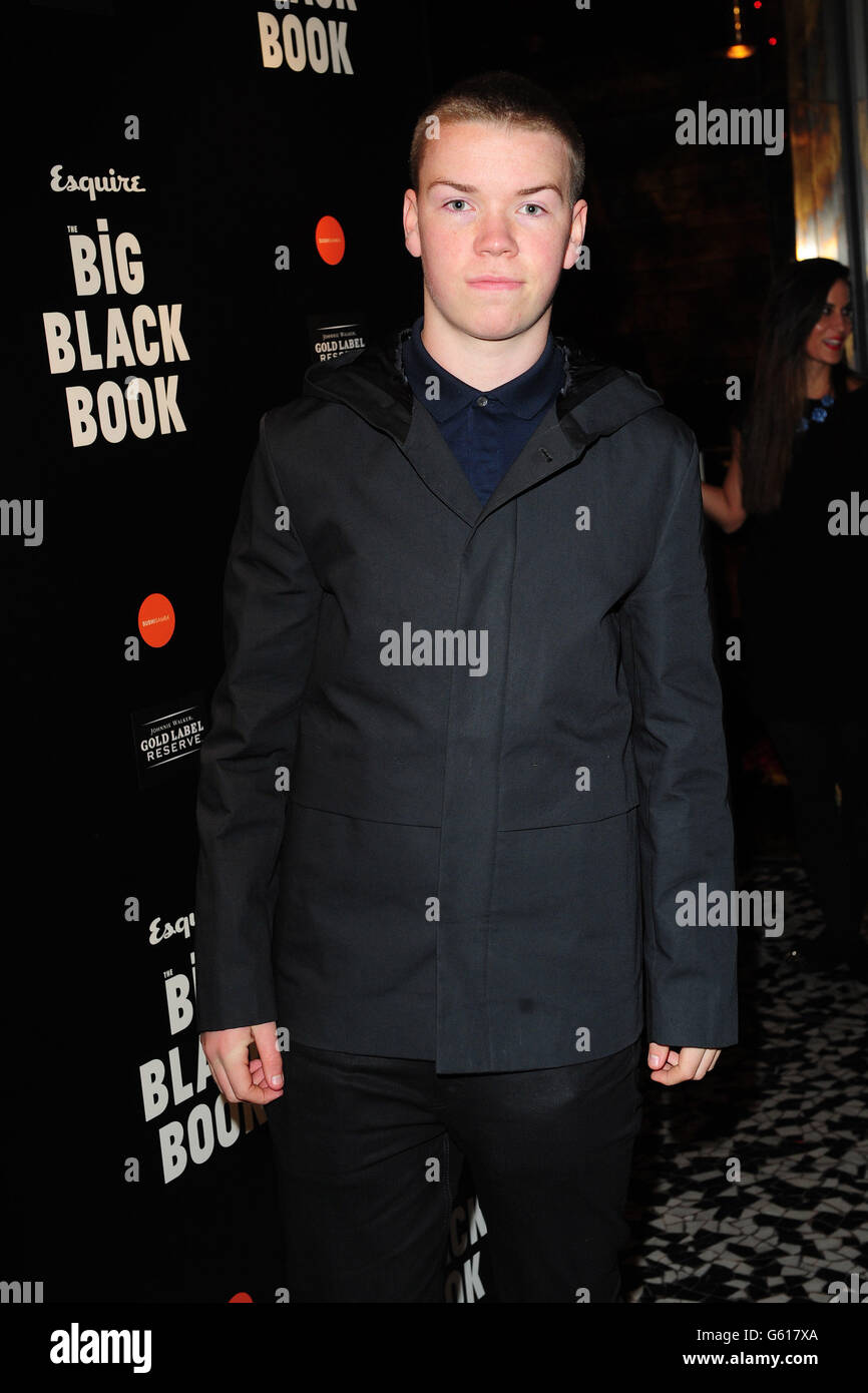 Will Poulter kommt bei der Esquire Big Black Book Vorstellung bei SUSHISAMBA in London an. Stockfoto