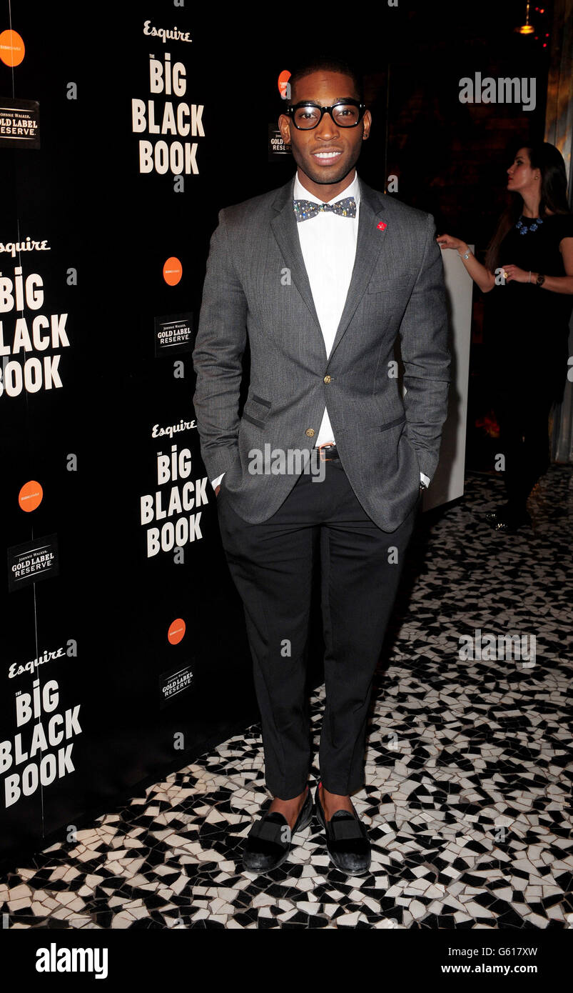 Tinie Tapah kommt bei der Esquire Big Black Book-Veröffentlichung auf der SUSHISAMBA in London an. Stockfoto
