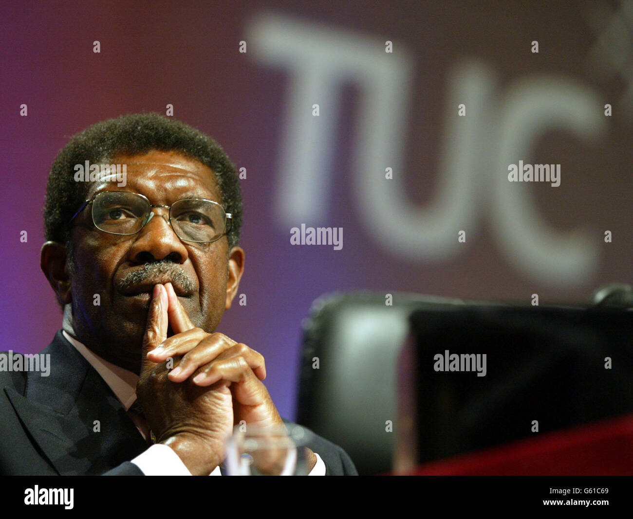 Bill Morris - TUC Jahreskongress Stockfoto