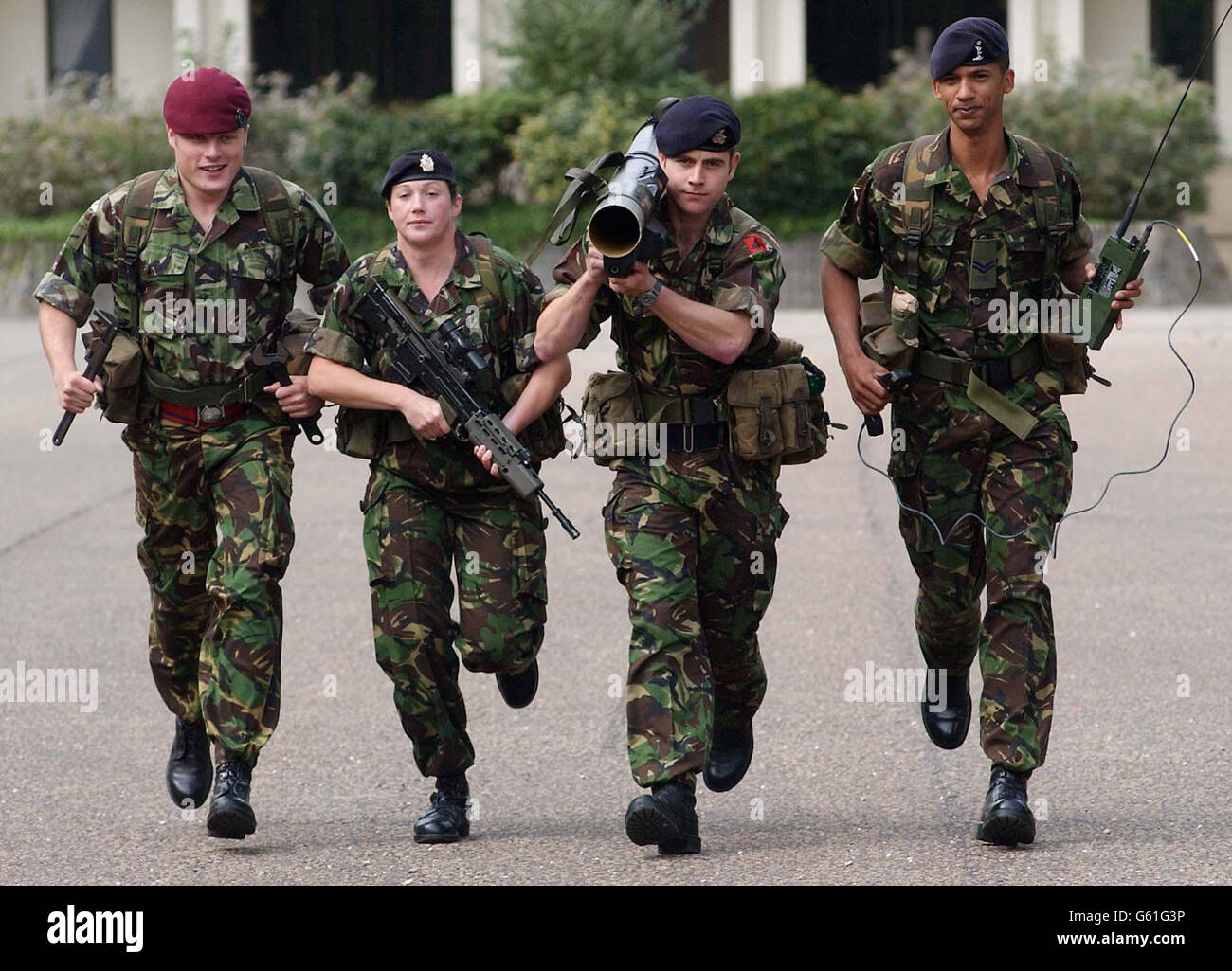 Armee-Rekrutierungs-Kampagne Stockfoto