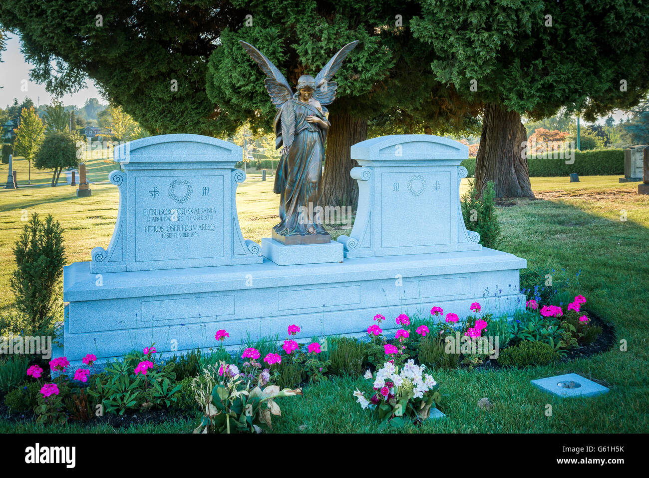 Mountain View Cemetery, Vancouver, Britisch-Kolumbien, Kanada, Stockfoto