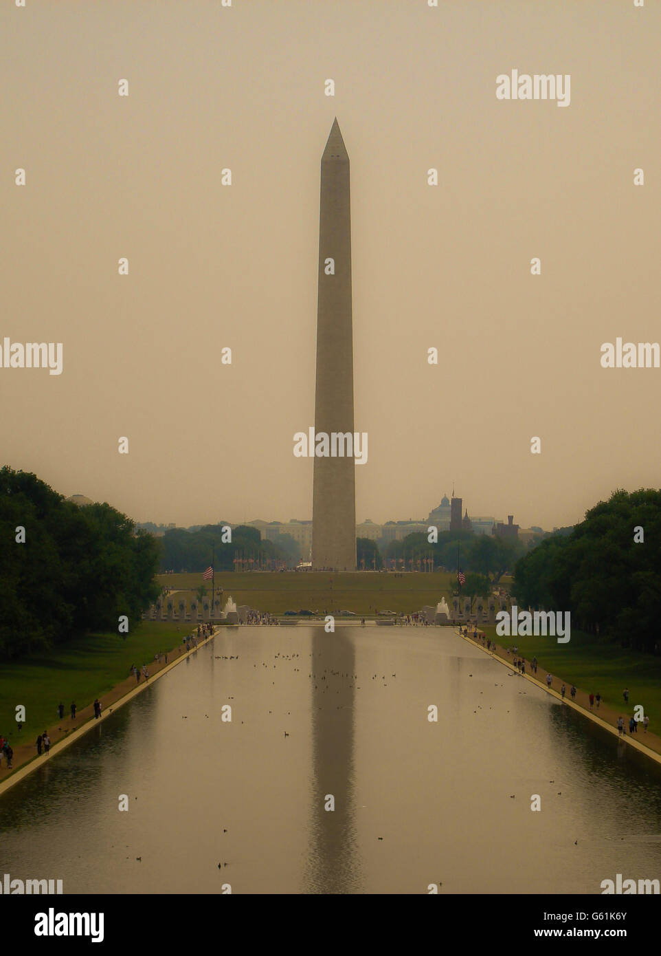 Washington-Denkmal in DC Stockfoto