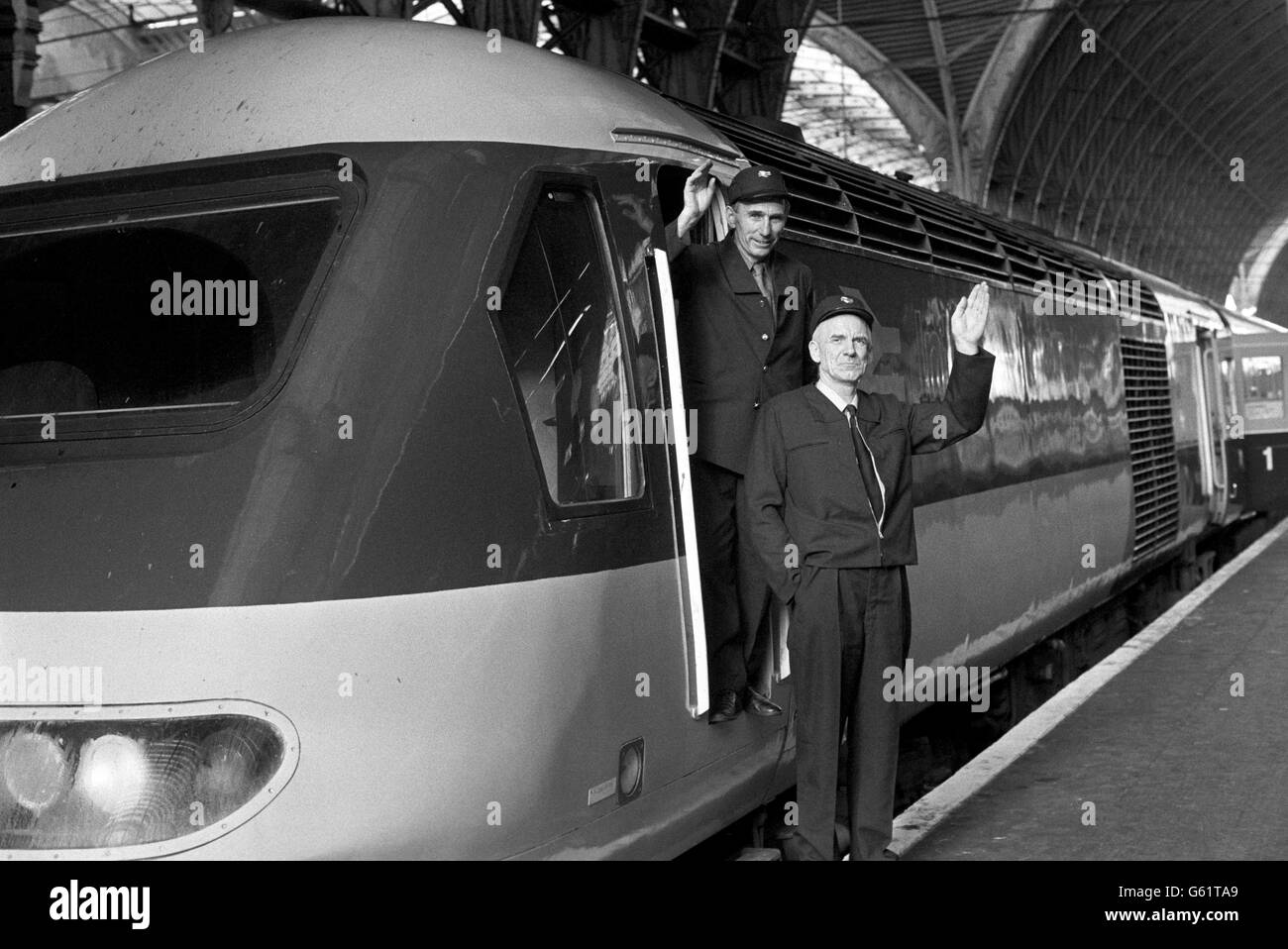 Transport - Züge High-Speed - London - 1976 Stockfoto