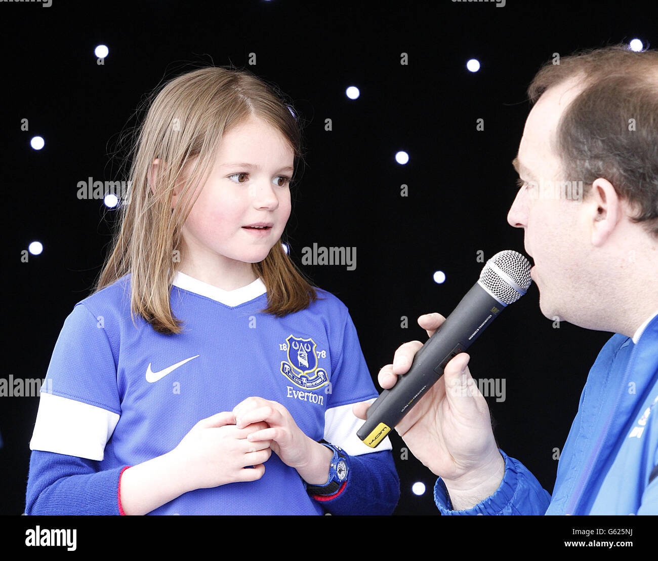 Fußball - Barclays Premier League - Everton V Queens Park Rangers - Goodison Park Stockfoto