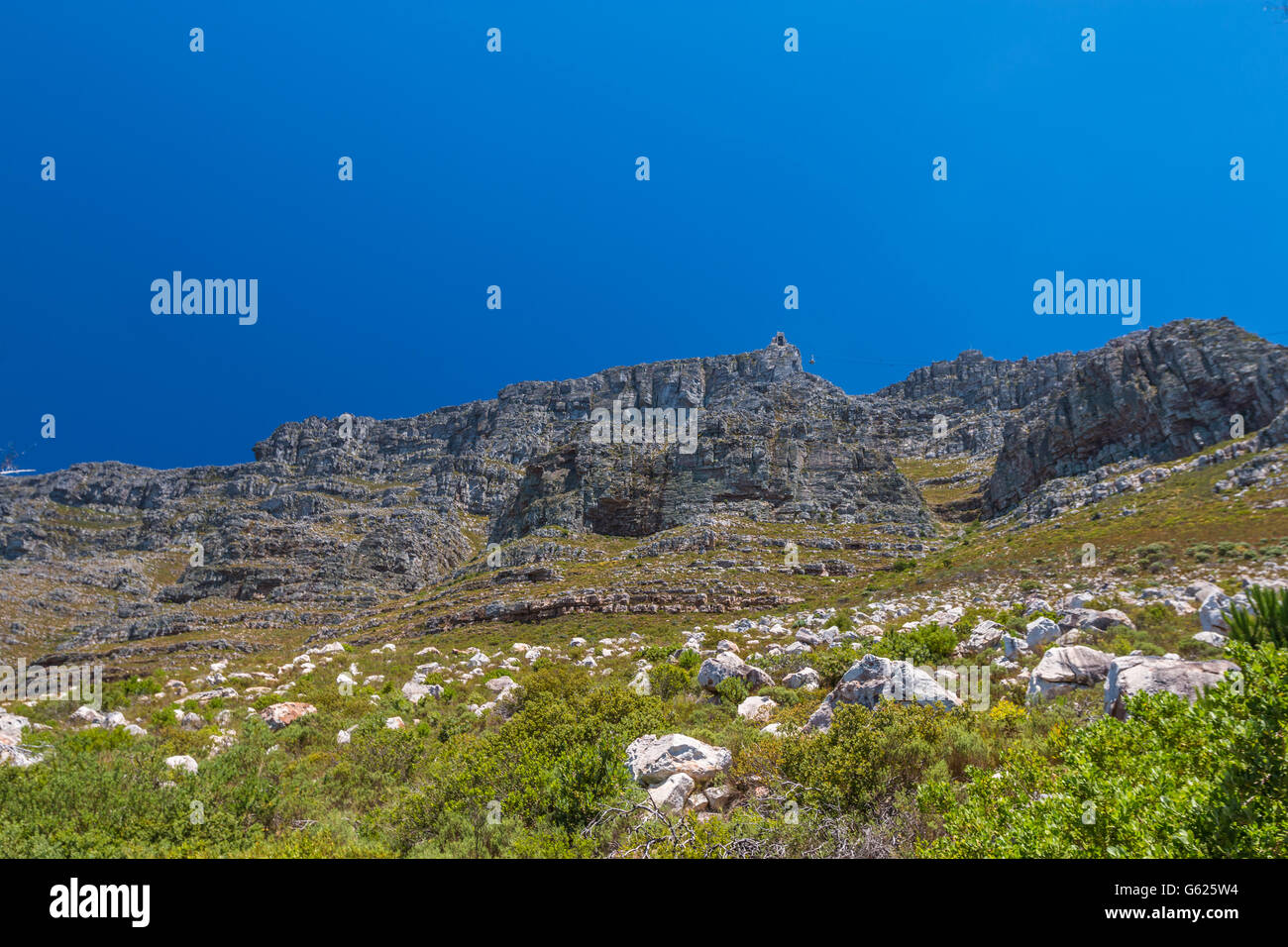 Die Tischplatte Berg in Kapstadt Stockfoto